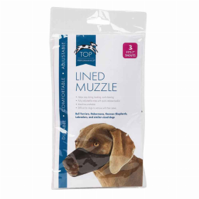 TP Lined Nylon Muzzle 7In Snout Sz 3