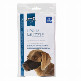 TP Lined Nylon Muzzle 8In Snout Sz 4