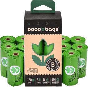 The Original Poop Bags Unscented USDA Biobased Rolls