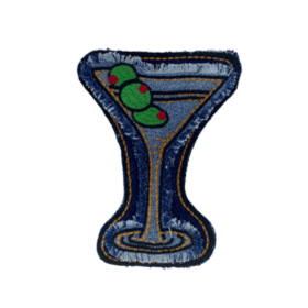Martini Crinkle Coctail Toy