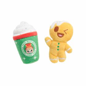 BARK Ginger Boy Bew Plush Dog Toy XS / Small 2pc