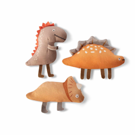 PetShop by Fringe Studio We Came We Saur Canvas Mini Toy Set 3pc