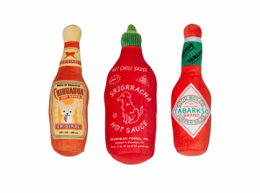 Pearhead Hot Pupper Sauce Dog Toy Set 3pc