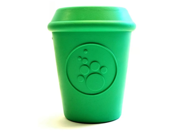 SodaPup Rubber Coffee Cup Durable Dog Chew Toy