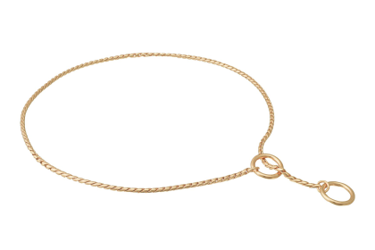 Slip Snake Show Chain Collar (22 in x 3.0mm) (size: 22 in x 3.0mmPrint DesignLadybug Life)