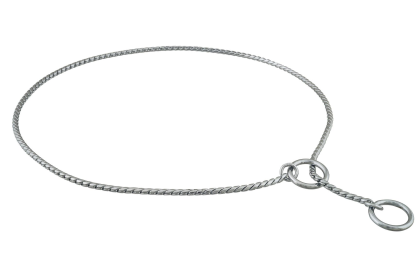Slip Snake Show Chain Collar (18 in x 2.4mm) (size: 18 in x 2.4mmPrint DesignGot Milk? Moo Cow Print)