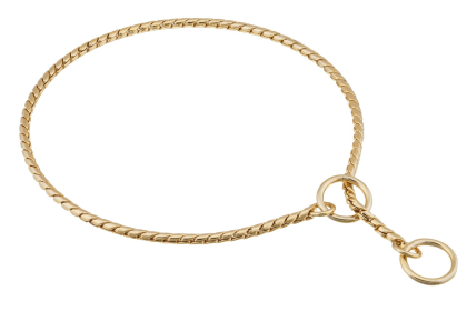 Slip Snake Show Chain Collar (18 in x 5.5mm) (size: 18 in x 5.5mmPrint DesignStars and Stripe Kites)