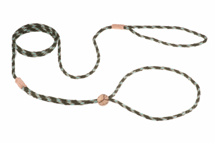 Nylon Adjustable Loop Lead (52in x 1/8in or 4mm) (size: 52in x 1/8in or 4mmOptionDog)