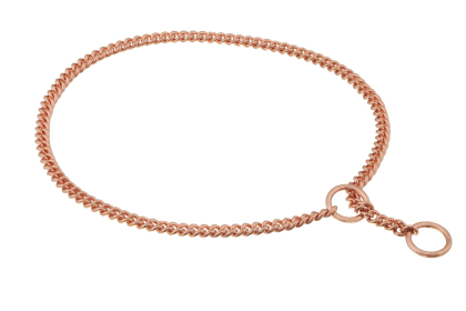 Slip Curve Show Chain Collar (10 in x 1.4 mm) (size: 10 in x 1.4 mmPrint DesignWanderlust Adventure)
