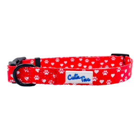 Cutie Ties Fun Design Dog Collar (size: SmallColorPastel Pink)