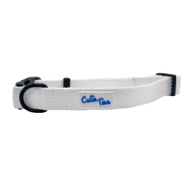 Cutie Ties Fun Design Dog Collar (size: LargeColorBlack Nylon)