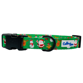 Cutie Ties Fun Design Dog Collar (size: MediumColorGold)