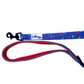 Cutie Ties Fun Design Dog Leash (size: LargeColorHot Pink)