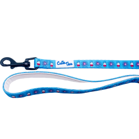 Cutie Ties Fun Design Dog Leash (size: LargeColorBrown Combination)