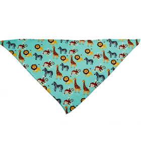 Cutie Ties Tie On Dog Bandana (size: LargeColorGold / Hunter Green)