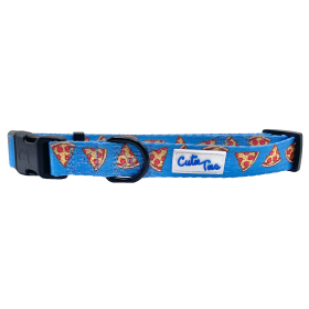 Cutie Ties Fun Design Dog Collar (size: LargeColorPeach)