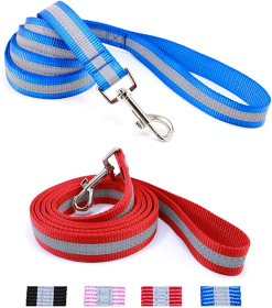 Da Boon Original Double-Sided Reflective Leash (Color: black)