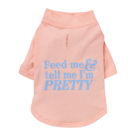 The Essential T-Shirt - Feed Me & Tell Me I'm Pretty (Color: Lemonade, size: X Large)