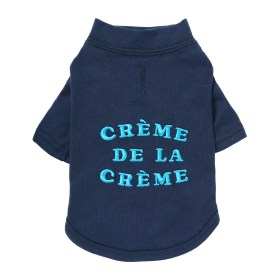 The Essential T-Shirt - Creme de la Cr?me (Color: Midnight Blue, size: XX Large)