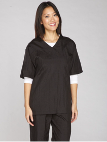 TP V-Neck Grooming Smock (Color: black, size: large)