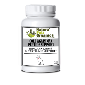 Coll Again Max Collagen Peptide Support Capsules* Hips, Joint, Bone & Cartilage Support* Dogs & Cats* (size: CAT - 90 caps /  250 mg.)