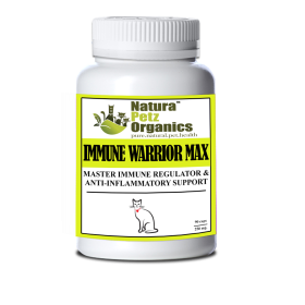 Immune Warrior Max Master Blend Capsules* Immune Regulator & Anti-Inflammatory Support* For  Dogs & Cats (size: CAT 250 mg. - 90 caps)