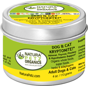 Dog And Cat Kryptonite Meal Topper - Adrenal, Thyroid, Pituitary & Hypothalamic Support* (size: CAT / 4 Oz.)