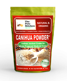 Canihua Flour - Organic Ancient Seed Grain - Complete Protein - Wheat & Gluten Free* The Petz Kitchen Dog & Cat Super Foods* (size: 4 oz)