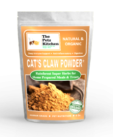 Cat'S Claw Powder Immune & Inflammation Support* The Petz Kitchen Organic & Human Grade Ingredients For Home Prepared Meals & Treats (size: 4 Oz.)