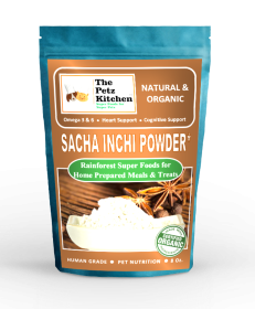 Sacha Inchi Omega 3 & 6 Digestive Support The Petz Kitchen- Organic & Human Grade Ingredients For Home Prepared Meals & Treats (size: 8 oz)