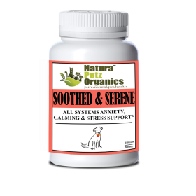 Soothed & Serene - All Systems Anxiety, Calming & Stress Support* Dogs & Catss & Cats* (size: DOG/ 150 caps / 500 mg /Size 1)