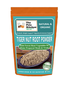 Tiger Nut Root Powder* Metabolic Weight, Digestive & Immune Support* The Petz Kitchen Organic Super Food Ingredients Dogs Cats (size: 4 oz)