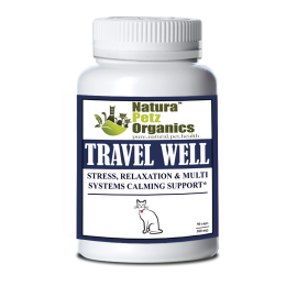 Travel Well - Stress, Relaxation & Calming Stress Support* For Dogs And Cats On The Go* (size: Cat /90 Caps/Size 3/NO FLAVORING)