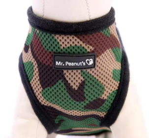 Mr. Peanut's PupTrek Small Dog/Cat Soft Mesh Step In Harness Vest (Color: Camo, size: Xlarge)