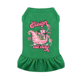 Sleigh All Day - Dog Dress (size: XL)