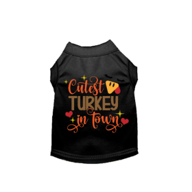 Cutest Turkey in Town (Color: black, size: large)