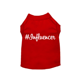 #Influencer Shirt (Color: Red, size: X Large)