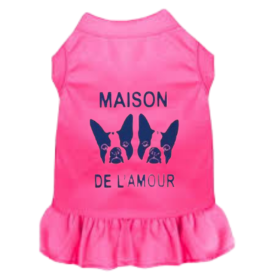 Maison De L' Amour (Color: Hot Pink, size: large)