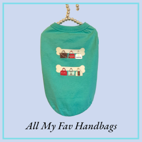 All My Fav Handbags- Dog Tee (size: X Large)