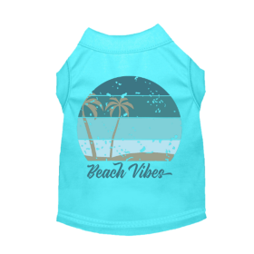 Beach Vibes Tee (Color: Blue, size: 2X Large)