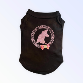Glitterazzi Frenchie Tee (size: X Large)