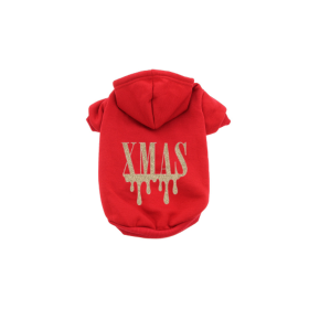 Holiday Drip Hoodies (Color: Red, size: 2X Large)