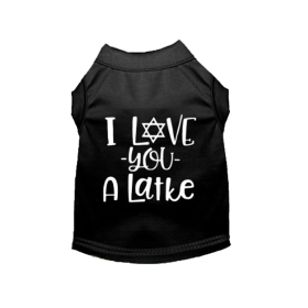 I Love You A Latke (Color: black, size: small)