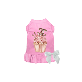 Chewnel Cupcake Dress (Color: Pink, size: X Large)