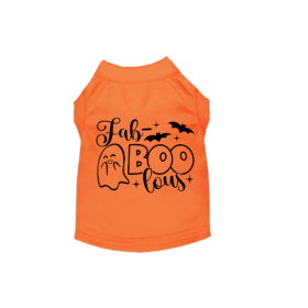 Fab-BOO-lous Ghost- Dog Shirt (size: S)