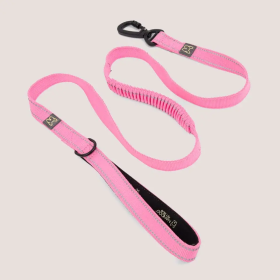 NANDOG Anti-Push Sport Dog Leash With Neoprene Handle (Color: Pink)