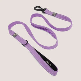 NANDOG Anti-Push Sport Dog Leash With Neoprene Handle (Color: Lilac)