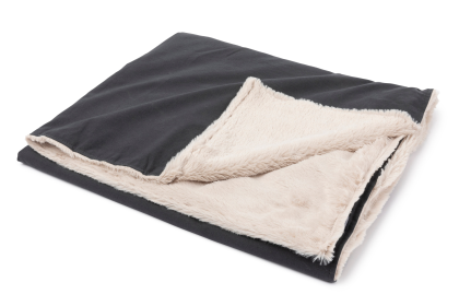 FuzzYard Life Pet Blanket (Color: Slate Grey, size: L)
