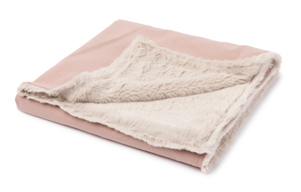 FuzzYard Life Pet Blanket (Color: Soft Blush, size: S)