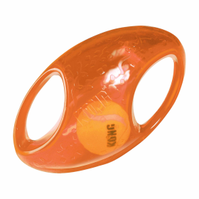 KONG(R) Jumbler(TM) Football Dog Enrichment Toy Assorted (size: Medium/Large)